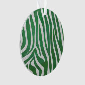 Impression verte et blanche Zebra (devant)