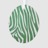Impression verte et blanche Zebra (devant)