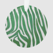Impression verte et blanche Zebra (devant)