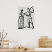 Impression vintage Banjo Players (Cuisine)