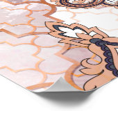 Impression vintage classique avec patchwork, paisl (Coin)
