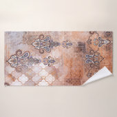 Impression vintage classique avec patchwork, paisl (Serviette de bain)