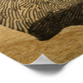 Impression vintage D'Art Français, Chat Et Un Fidè (Coin)