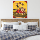 Impression vintage De Bareback Riders Perfoming St (Insitu(Chambre))