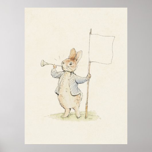 Impression vintage de Beatrix Potter lapin Pierre  (Devant)