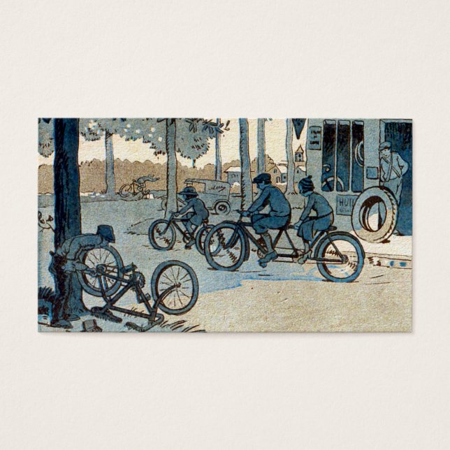 Impression vintage de bicyclette (Devant)