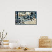 Impression vintage de bicyclette (Cuisine)