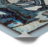 Impression vintage de bicyclette (Coin)