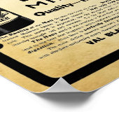 Impression vintage de bière Wisconsin (Coin)