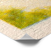 Impression vintage de moto verte (Coin)