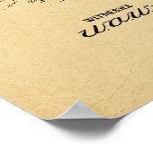 Impression vintage de sac de golf 1925 (Coin)