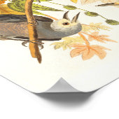 Impression vintage d'oiseaux (Coin)