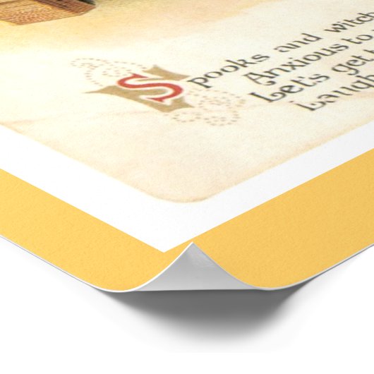 Impression vintage Halloween (Coin)