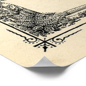 Impression Vintage personnalisée (Coin)