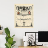 Impression Vintage personnalisée (Bureau à domicile)