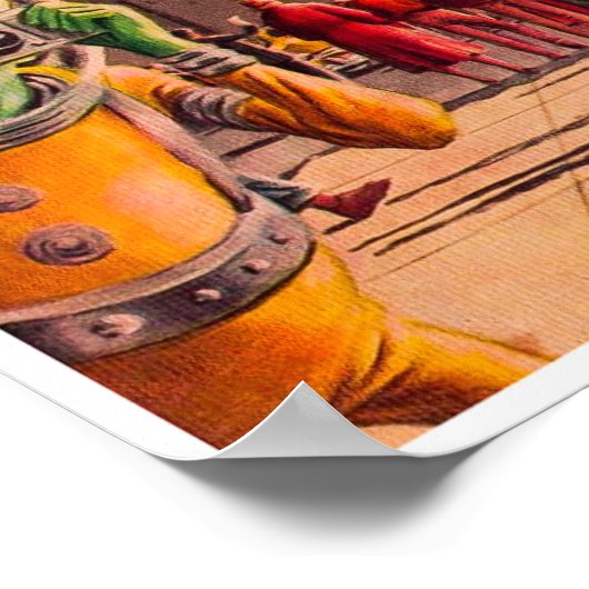 Impression vintage Pulp Fiction (Coin)