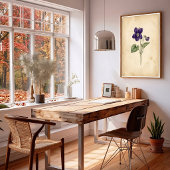 Impression Violet Art Mural Cadre