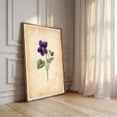 Impression Violet Art Mural Cadre