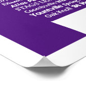 Impression Violet de Vin de Napa (Coin)