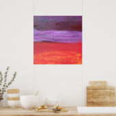 impression violette et rouge (Cuisine)