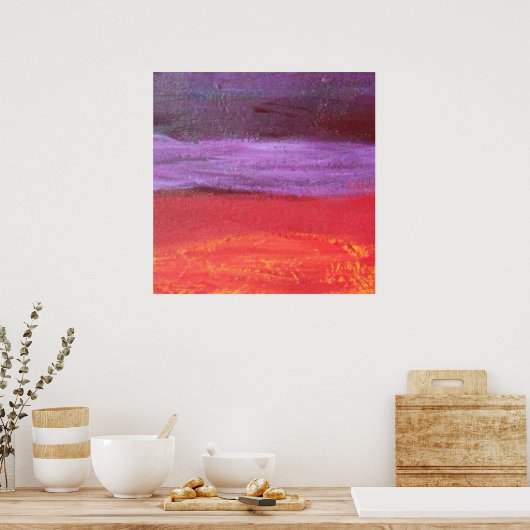 impression violette et rouge (Cuisine)