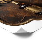 Impression WHISKY REQUIS en Gras Or (Coin)