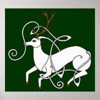 Impression White Stag