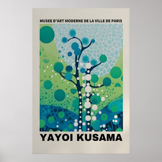 Impression Yayoi Kusama - Affiche abstraite Yayoi (Devant)