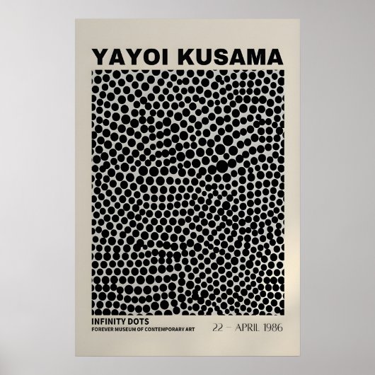 Impression Yayoi Kusama - Affiche abstraite Yayoi  (Devant)