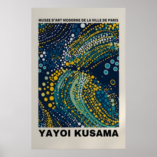 Impression Yayoi Kusama - Affiche Abstraite Yayoi (Devant)