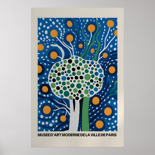 Impression Yayoi Kusama - Affiche abstraite Yayoi (Devant)