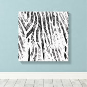 Impression Zebra Canvas Abstrait (Insitu (Plancher de Bois))