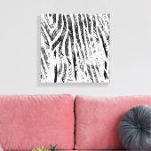 Impression Zebra Canvas Abstrait (Insitu(Salon))