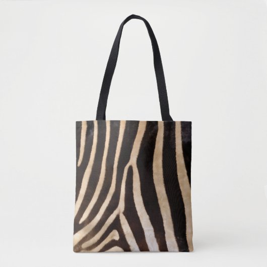 Impression Zebra sur sac fourre-tout (Devant)