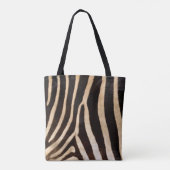 Impression Zebra sur sac fourre-tout (Dos)