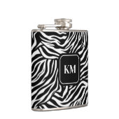 Impression Zèbre Flasque personnalisée (Droite)