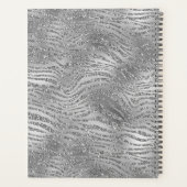Impression zèbre Glitz argent (Dos)