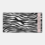 Impression Zèbre, Grilles, Noir Et Blanc, Votre No (Recto)