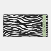 Impression Zèbre, Grilles, Noir Et Blanc, Votre No (Recto)