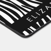 Impression Zèbre, Grilles, Noir Et Blanc, Votre No (Coin)