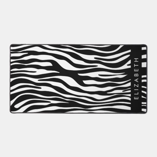 Impression Zèbre, Grilles, Noir Et Blanc, Votre No (Recto)