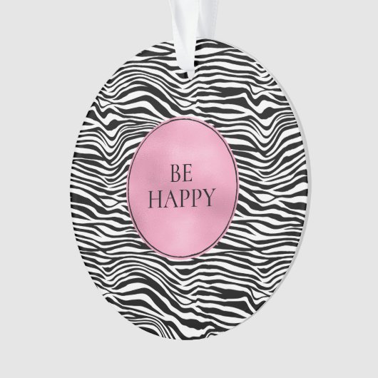 Impression Zèbre noir et blanc (devant)