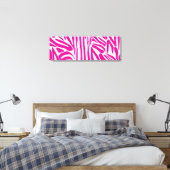 Impression zèbre rose (Insitu(Chambre))