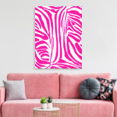 Impression zèbre rose (Insitu(Salon))