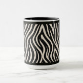 "IMPRESSION ZÈBRE" - TASSE À CAFE DE 15 OZ (Centre)