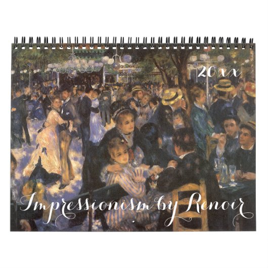  impressionisme door Pierre Auguste Renoir Kalender (Hoes)