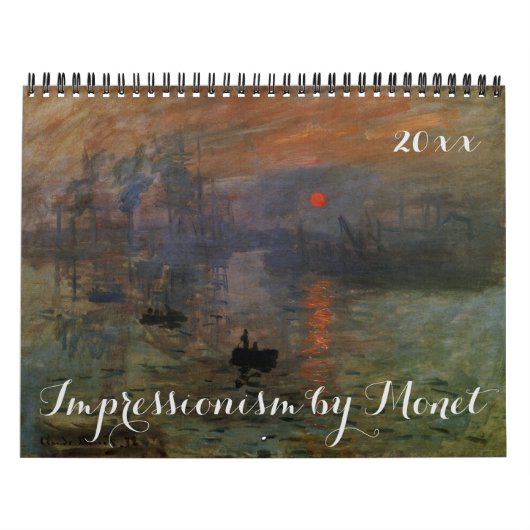 impressionisme Fine Art van Claude Monet Kalender (Hoes)