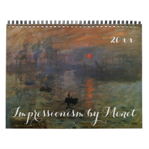  impressionisme Fine Art van Claude Monet Kalender