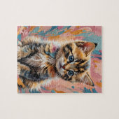 Impressionisme Kat Jigsaw Puzzel (Horizontaal)