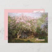 Impressionisme Lilacs door Monet Briefkaart (Voorkant / Achterkant)